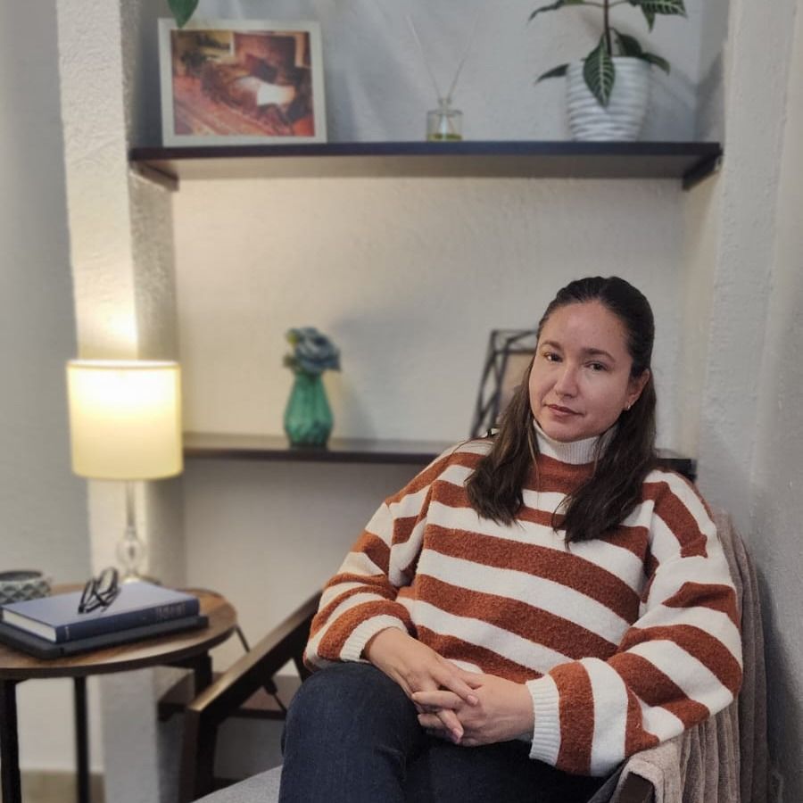 Retrato de Fulvia Bruggeman, psicóloga clínica y psicoterapeuta